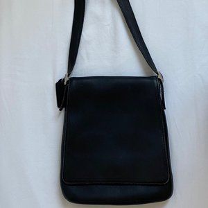 Vintage Black Coach Shoulder Bag